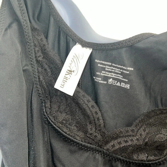 Velvet Kitten Lacey Accent Body Shaper Bodysuit #303538 Size Medium NWOT - Picture 9 of 9